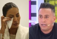 Pamela López y Christian Cueva