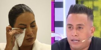 Pamela López y Christian Cueva