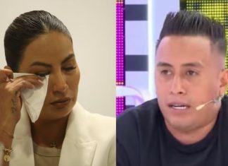Pamela López y Christian Cueva