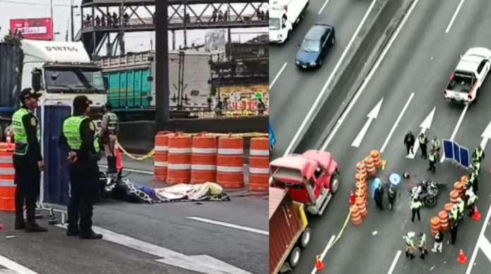 Pareja muere en choque en la Vía Evitamiento