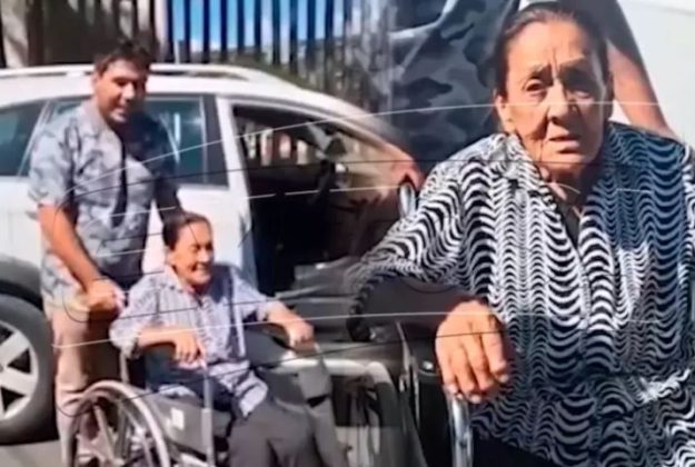 Personas mayores también quisieron ir a votar