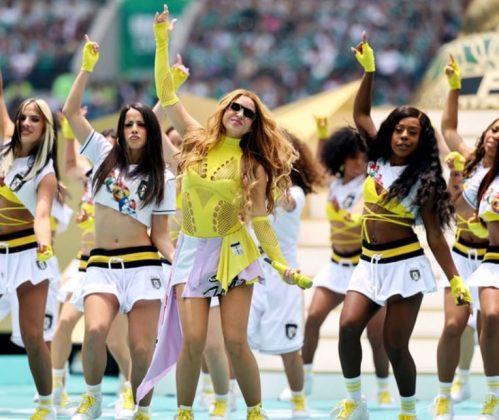 Shakira cantó tema del Mundial &ldquo;Dai Dai&rdquo;