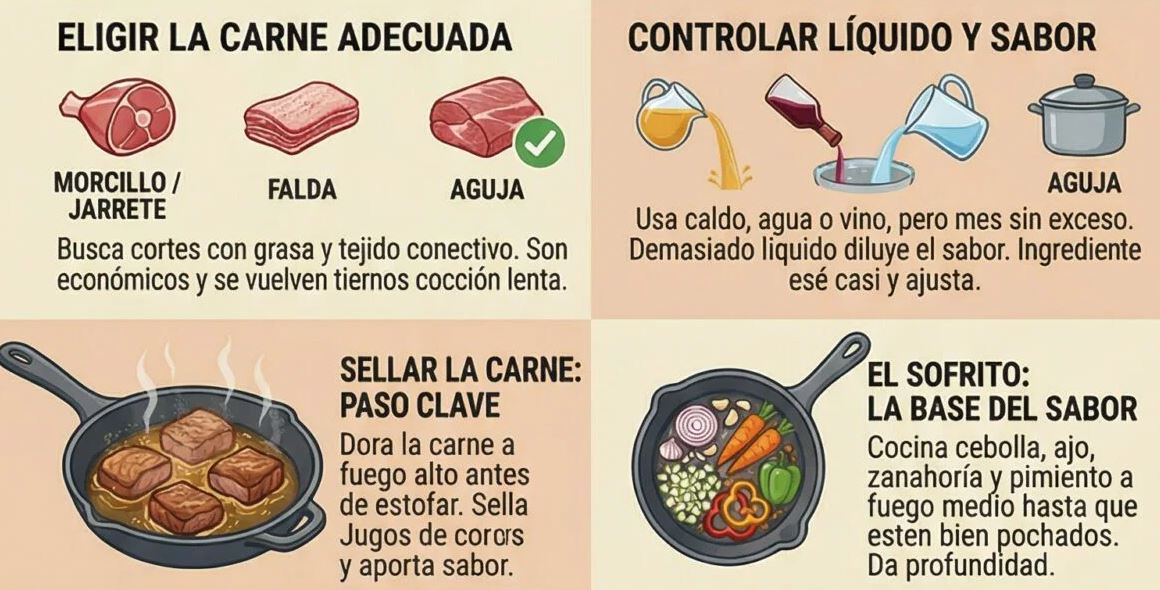 Trucos para un estofado blando 1