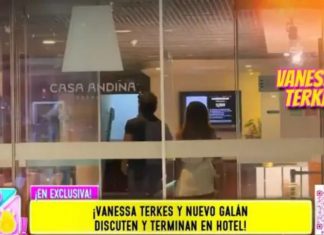Ampayan a Terkes en hotel con galán Vanessa Terkes