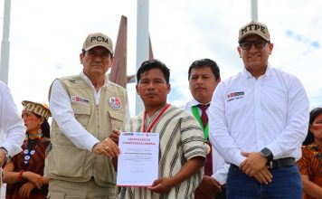 Ministro Freddy Solano anuncia más de 1,300 empleos temporales en el VRAEM con una inversión de S/ 10 millones