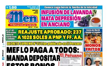 Portada Diario El Men (15/6/2026)