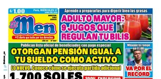 Portada Diario El Men (17/6/2026)