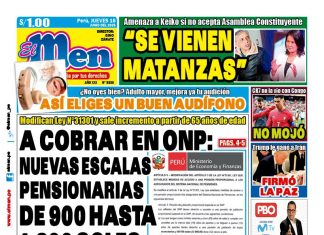 Portada Diario El Men (18/6/2026)