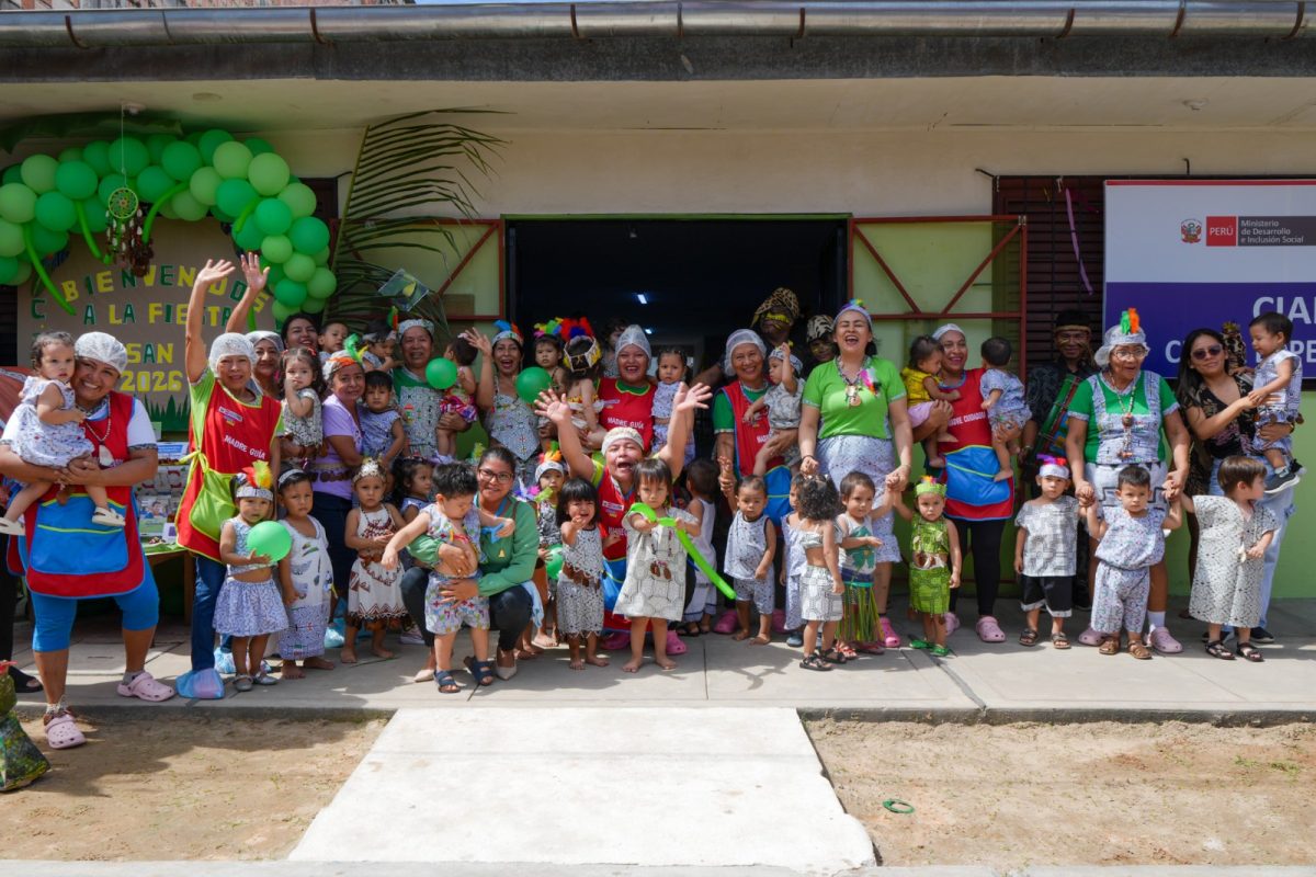 Iquitos: más de 50 niñas y niños del centro infantil César López de Cuna Más celebran la fiesta de San Juan