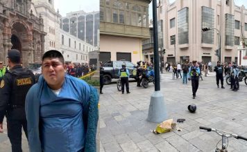 delincuentes armados asaltaron a un cambista dentro de la Basílica Nuestra Señora de la Merced