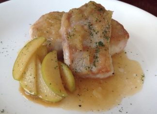lomo de cerdo a la manzana