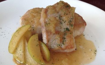 lomo de cerdo a la manzana