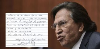 Alejandro Toledo le pide indulto a Keiko