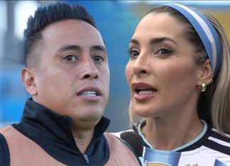 Christian Cueva y Macarena Gastaldo