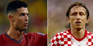 Cristiano Ronaldo y Luka Modric