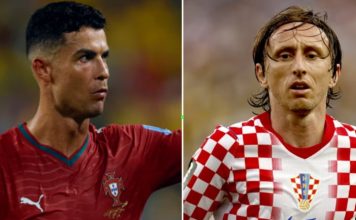 Cristiano Ronaldo y Luka Modric