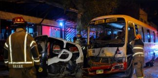 Custer se tumba a 4 mototaxis y hiere a 3 en Villa María del Triunfo