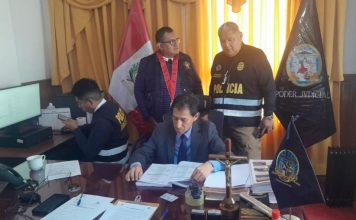 El juez José Alberto Tinco Luján, presidente de la Corte Superior de Justicia de Apurímac, fue detenido por la Policía Anticorrupción
