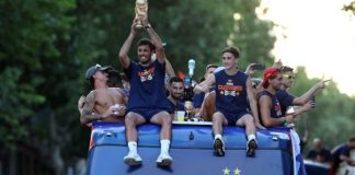 España celebró titulo en ciudad de Madrid