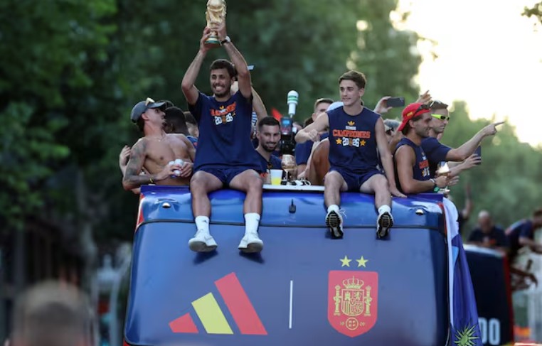 España celebró titulo en ciudad de Madrid