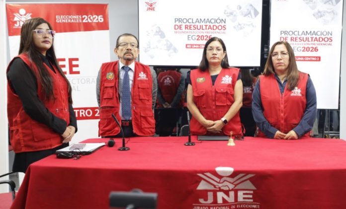 JEE culmina proclamación de resultados de Segunda Vuelta