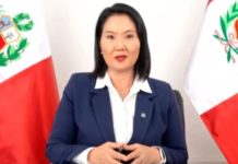 Keiko expresó condolencias por víctimas de sismo Keiko Fujimori