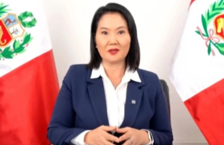 Keiko expresó condolencias por víctimas de sismo