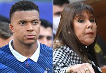 Kylian Mbappé y Celeste Amarilla