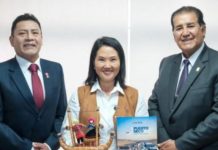 Los alcaldes provinciales de Puno y Juliaca, Javier Ponce Roque y Óscar Cáceres, se reunieron ayer con la presidenta electa, Keiko Fujimori