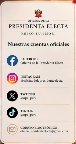 Oficina de la presidenta Electa