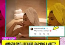 Tinelli da like a foto de Milett