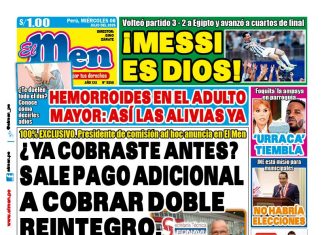 Portada Diario El Men (8/7/2026)