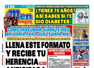 Portada Diario El Men (10/7/2026)