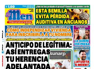 Portada Diario El Men (9/7/2026)