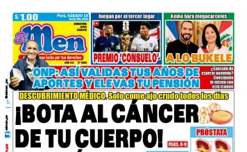 Portada Diario El Men (18/7/2026)