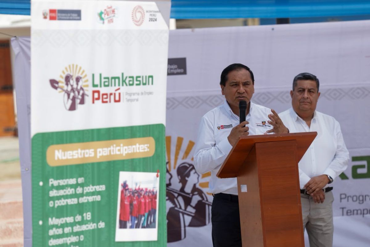 Ica recibe más de 1.9 millones para generar empleo temporal con Llamkasun Perú del MTPE