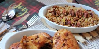 Arroz árabe con pollo al horno arroz árabe