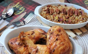 Arroz árabe con pollo al horno arroz árabe