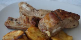costillas de cerdo adobadas