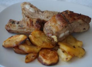 costillas de cerdo adobadas