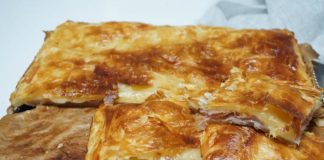 empanada de queso y bacón