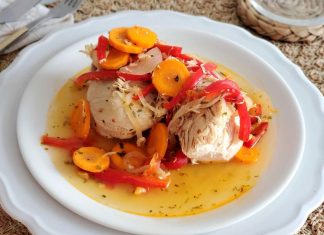 escabeche de pollo y verduras