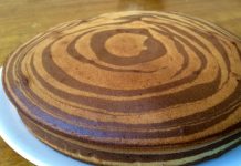 A preparar ya un esponjoso queque cebra a puro sabor torta cebra