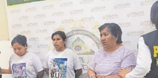 Abuela, madre y nieta eran extorsionadoras Abuela, madre y nieta eran extorsionadoras