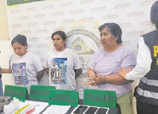 Abuela, madre y nieta eran extorsionadoras