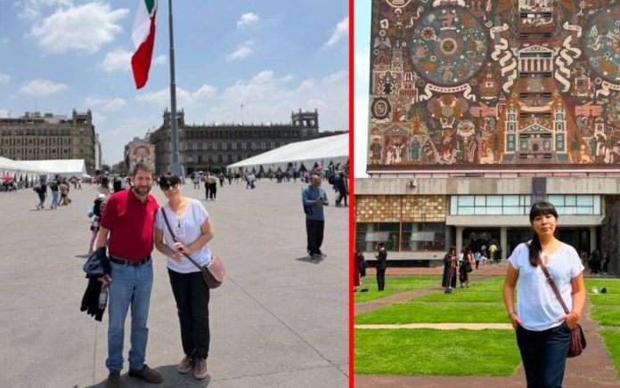 Betssy Chávez hace turismo en México