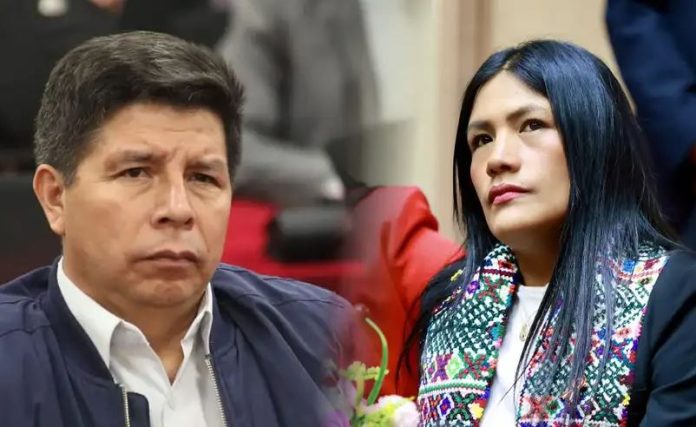 Diputada Catherin Palomino exigió S/300 mil a familiares de Castillo