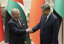 El presidente chino, Xi Jinping, defendió ante el rey Abdalá II de Jordania la creación de un Estado palestino