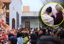 Fieles abarrotaron santuario de Santa Rosa