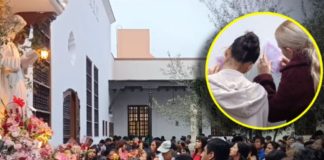 Fieles abarrotaron santuario de Santa Rosa